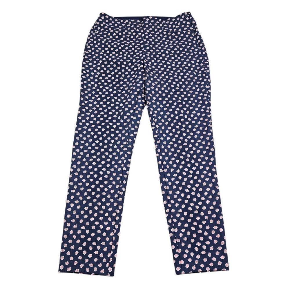 RLX Ralph Lauren Women's Golf Pants Sz 10 Nylon Stretch‎ Athletic Slim Fit Blue